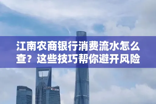 江南农商银行消费流水怎么查？这些技巧帮你避开风险