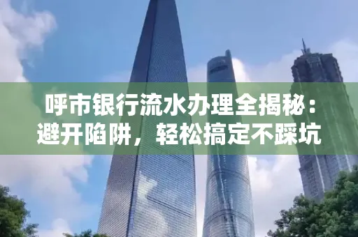 呼市银行流水办理全揭秘：避开陷阱，轻松搞定不踩坑！