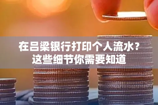 在吕梁银行打印个人流水？这些细节你需要知道