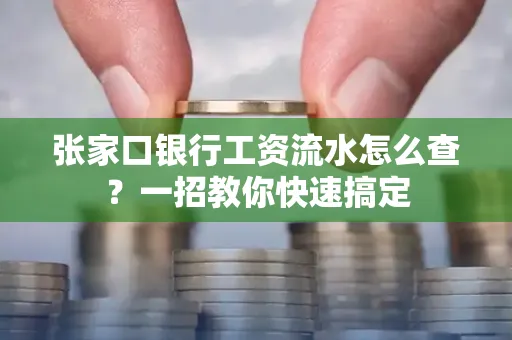 张家口银行工资流水怎么查？一招教你快速搞定