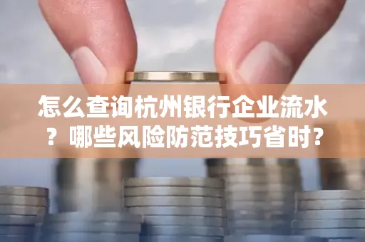 怎么查询杭州银行企业流水？哪些风险防范技巧省时？