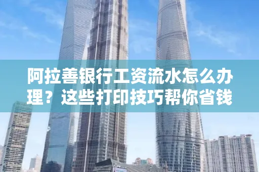 阿拉善银行工资流水怎么办理？这些打印技巧帮你省钱又省事！